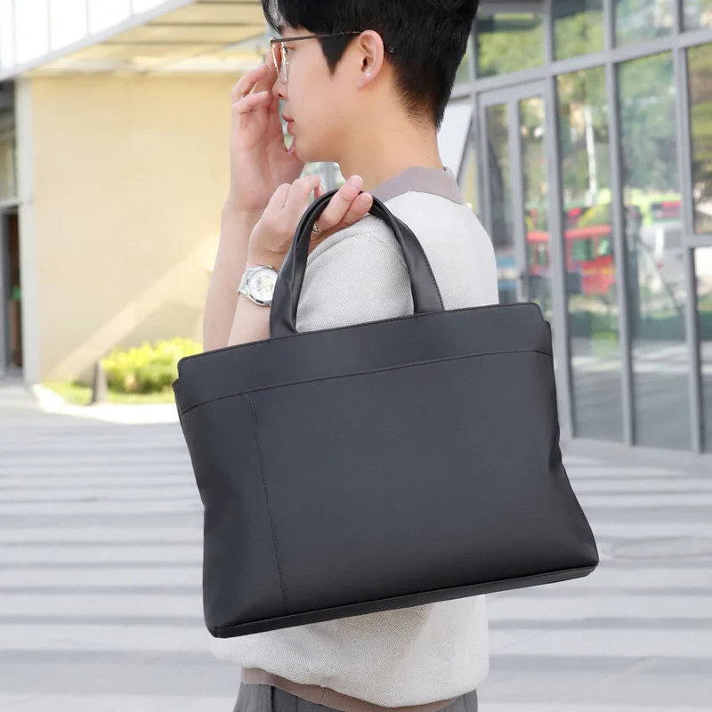 New Business Men's Briefcase Bag Large Capacity Handbag Male 15 