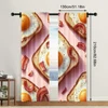 2pc,  Drapes Breakfast Polyester,Without Electricity Birthday Party Perfect for All Occasions decorate 6