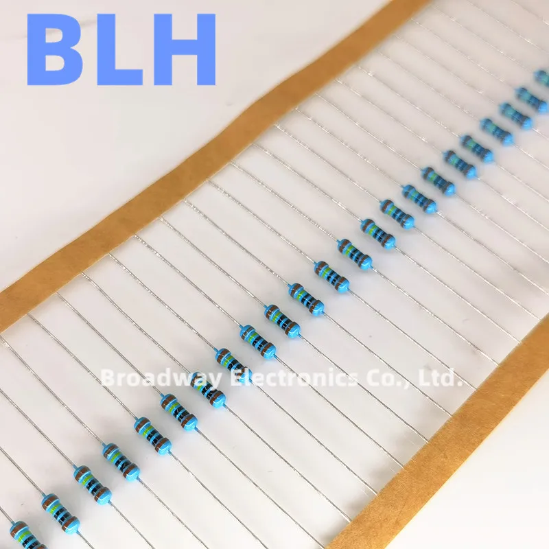 Metal Film Resistors 100PCS 1/4W 1% Metal Film Resistor 0.25W 15K-91K ohm