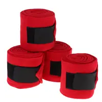 4 Rolls Horse Tack Grooming Leg Wrap, Soft Fleece for Legs Protective 2
