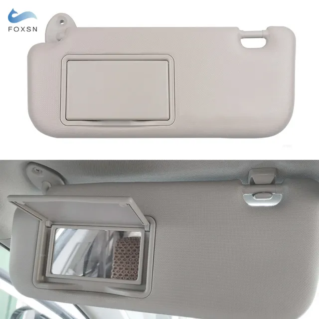 لسيارة Toyota Corolla E160 E170 2014 2015 2016 2017 74320-02B20 حاجب شمس داخلي يسار/يمين لوحة حاجب من الشمس مع مرآة مكياج