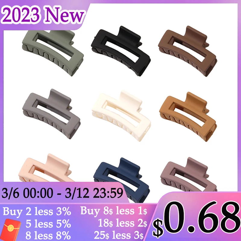 

Цветной квадратный мини-зажим Morandi, Матовый маленький зажим для волос, однотонные зажимы для девушек, Женский инструмент для укладки волос, шпильки для волос