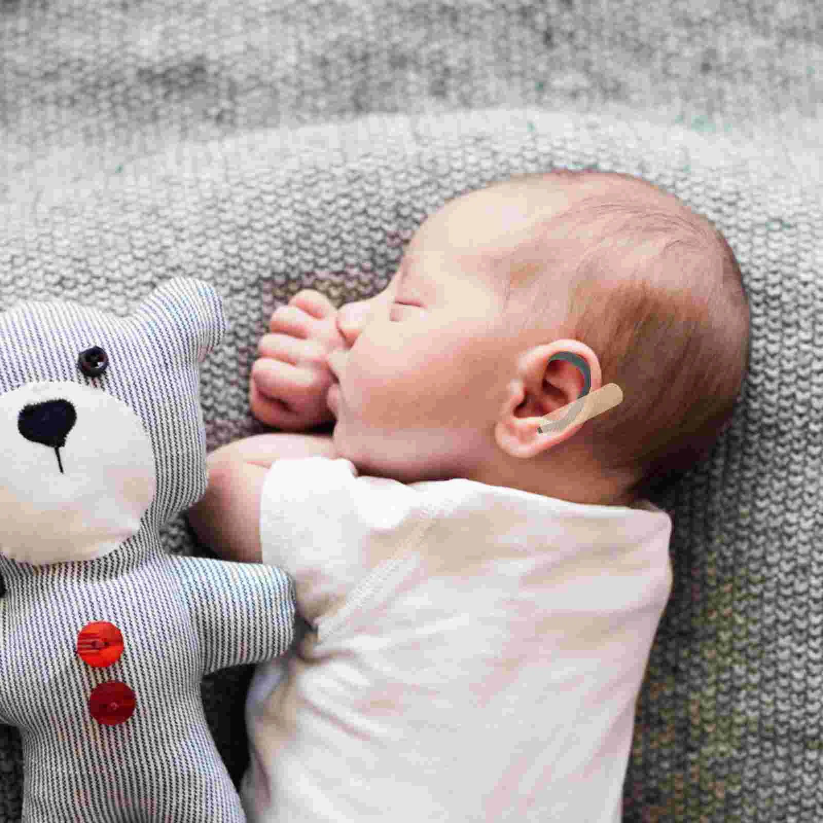 

6 пар детских внешних ушных корректоров, удобные Infantors (черный)