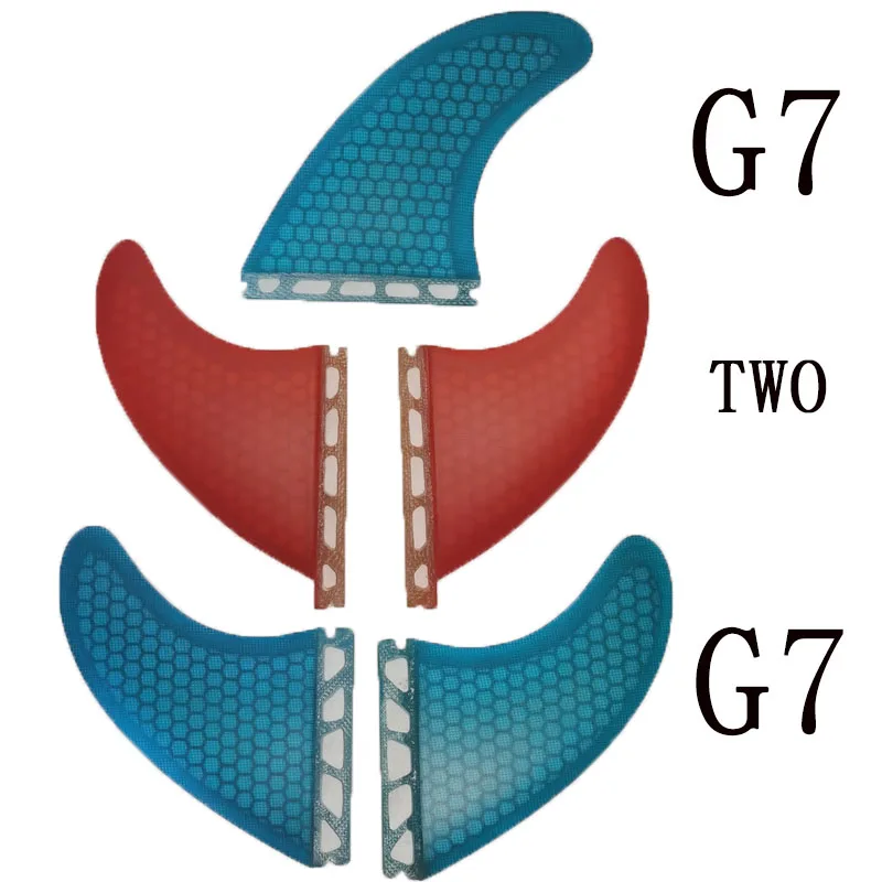 BiLong FUT Five Fin Set Surfboard Fins for BiLong Futures Fin Box 3G7 2XS 5-pcs Glass Fiber