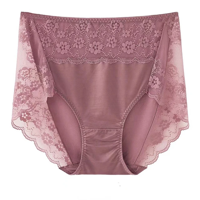 Satin Panties Women Plus Sizes  Women's Panties High Waist - Women's  Panties High - Aliexpress