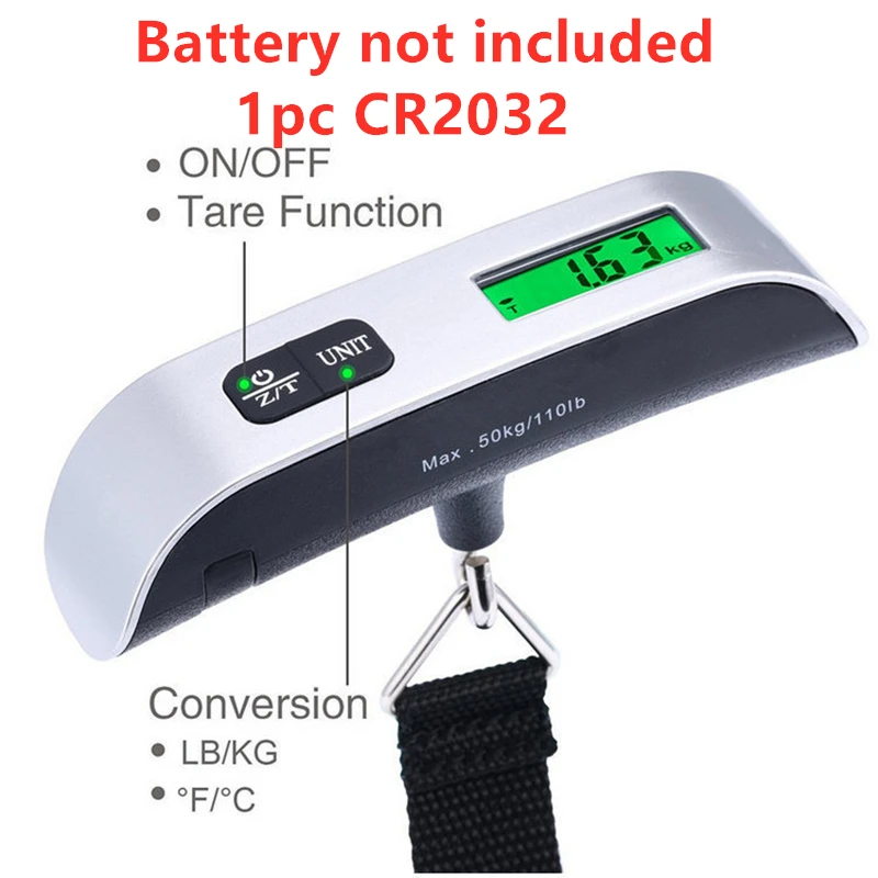 Portable Scale Digital LCD Display Electronic Luggage Hanging Suitcase...