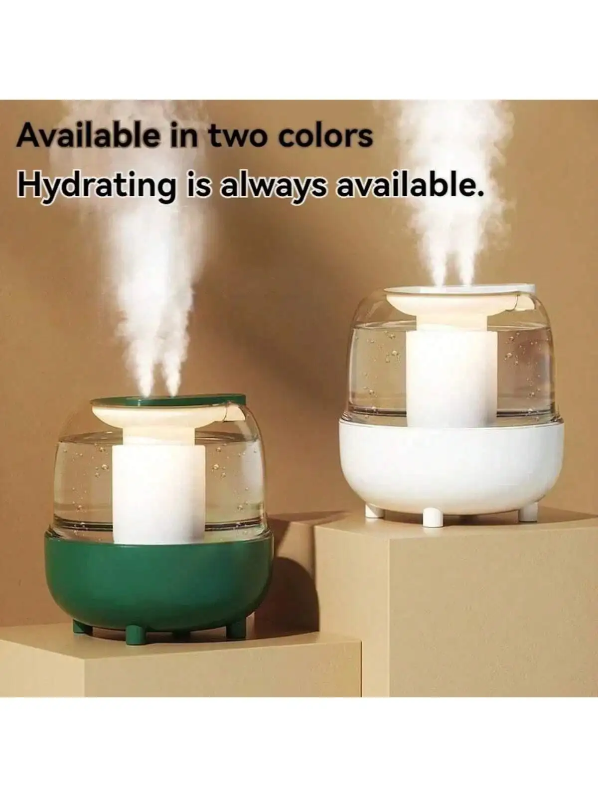 Large Capacity Home Humidifier with Night Light and Essential Oil Diffuser
