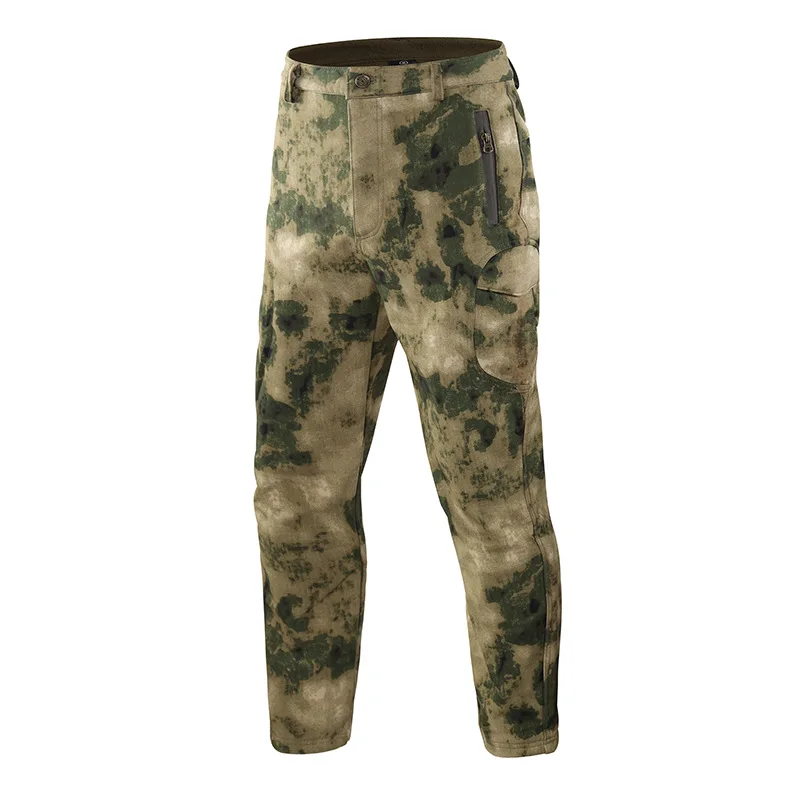thumbnail image 1 of Chaqueta táctica para hombre, senderismo, piel de tiburón, ropa de concha suave, cortavientos, capucha de piloto de vuelo, chaqueta de campo de lana para exteriores, pantalones, 1 of 5