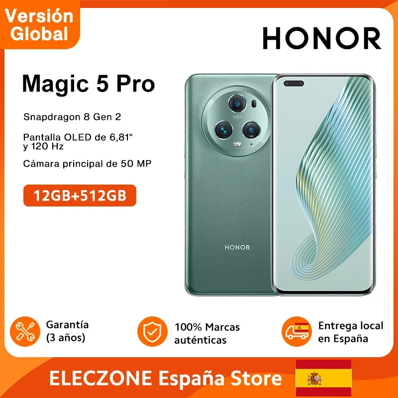 Honor-Magic 5 Proスマートフォン,グローバルバージョン,5g