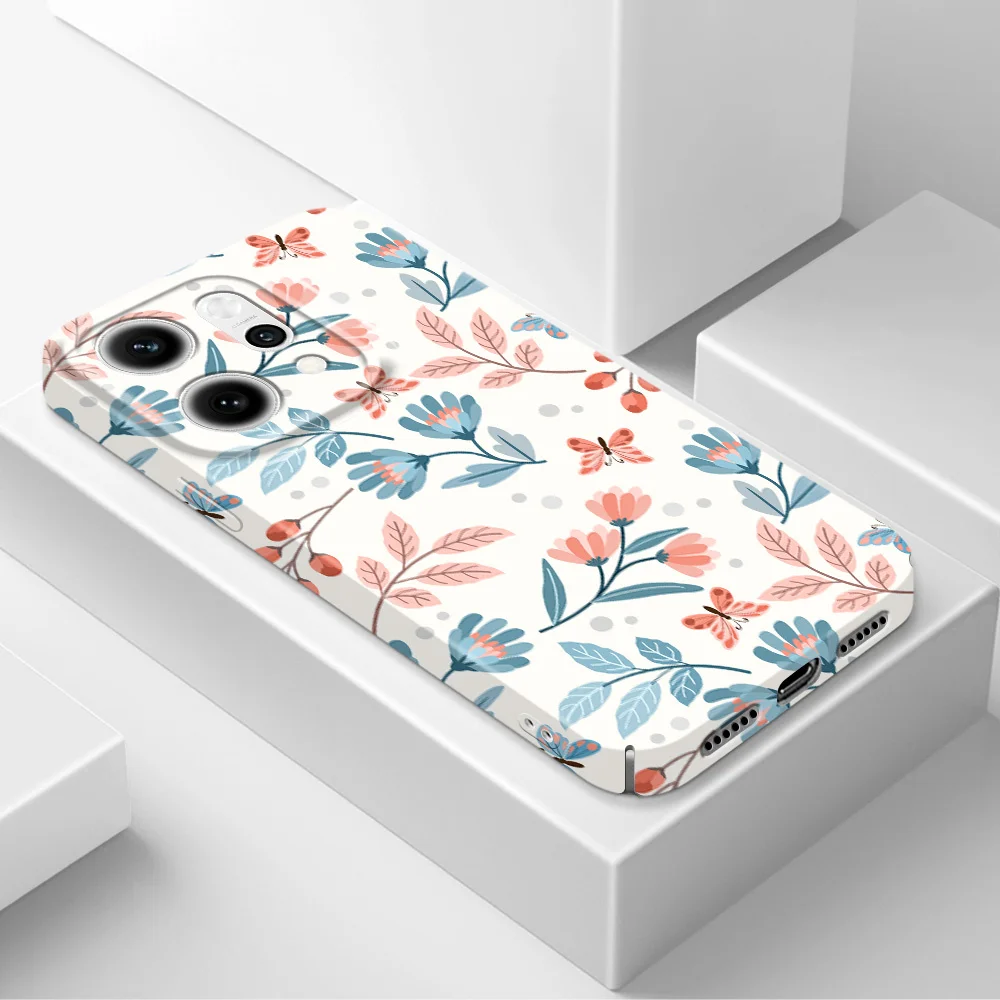 Vibrant Floral Design Phone Case | Durable Hard Cover