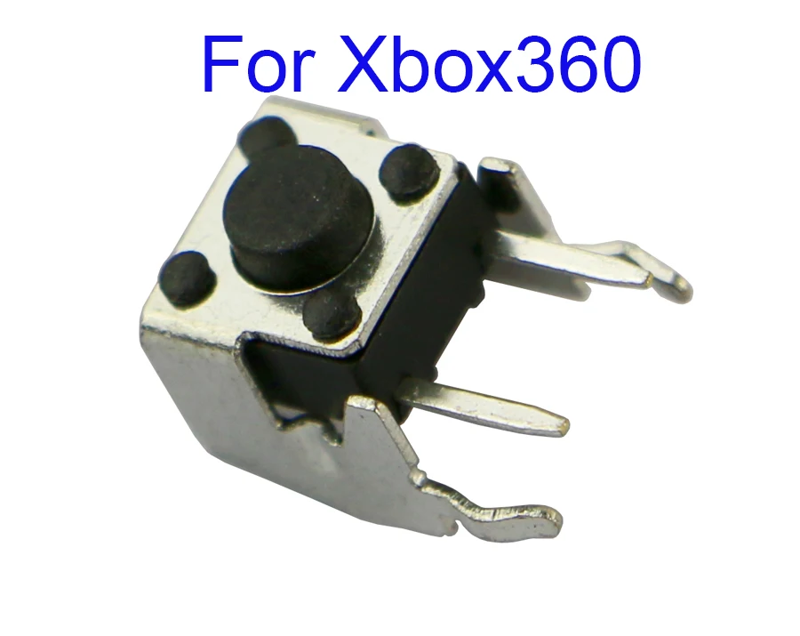 Xbox 360コントローラー用のゲーム用の交換用lb rbバンパーボタン,1000個button replacementbuttons