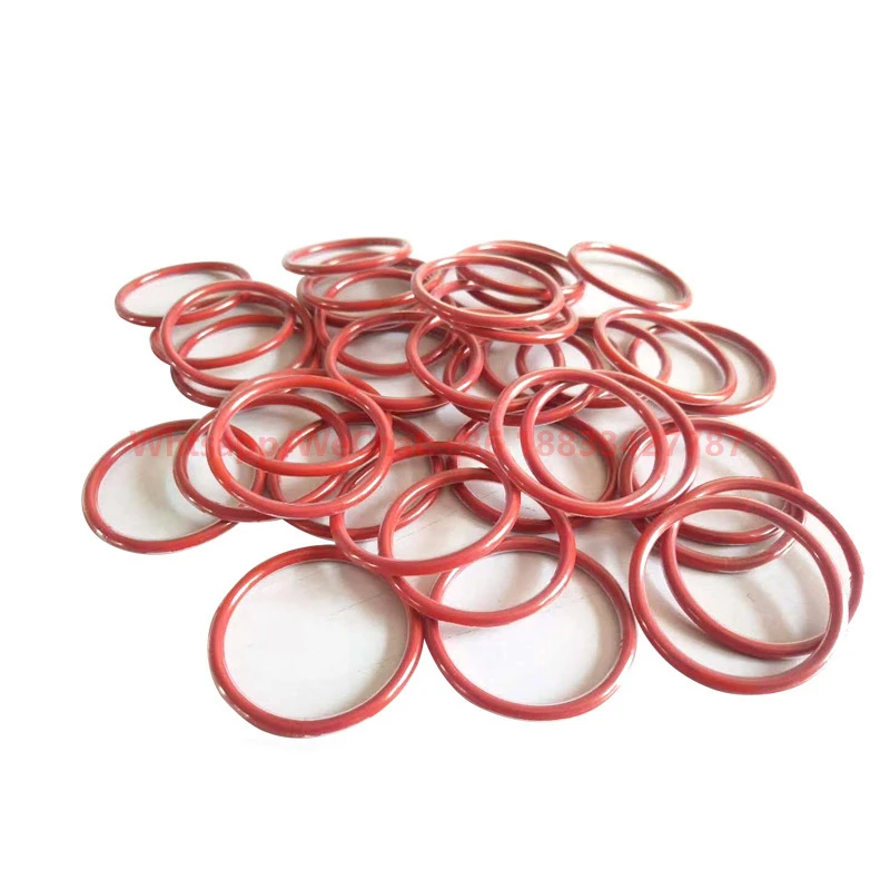 FEP-ORING 캡슐화 O링 고무 링, CS = 2.62mm FEP MVQ FKM, FEP 실리콘 FPM O링