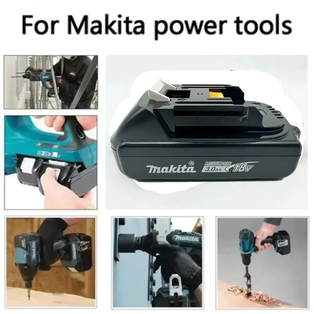 Makita 18V 3Ah 3000mah Battery BL1830B BL1850B BL1850 BL1840 BL1860 BL1815 Replacement Lithium Battery