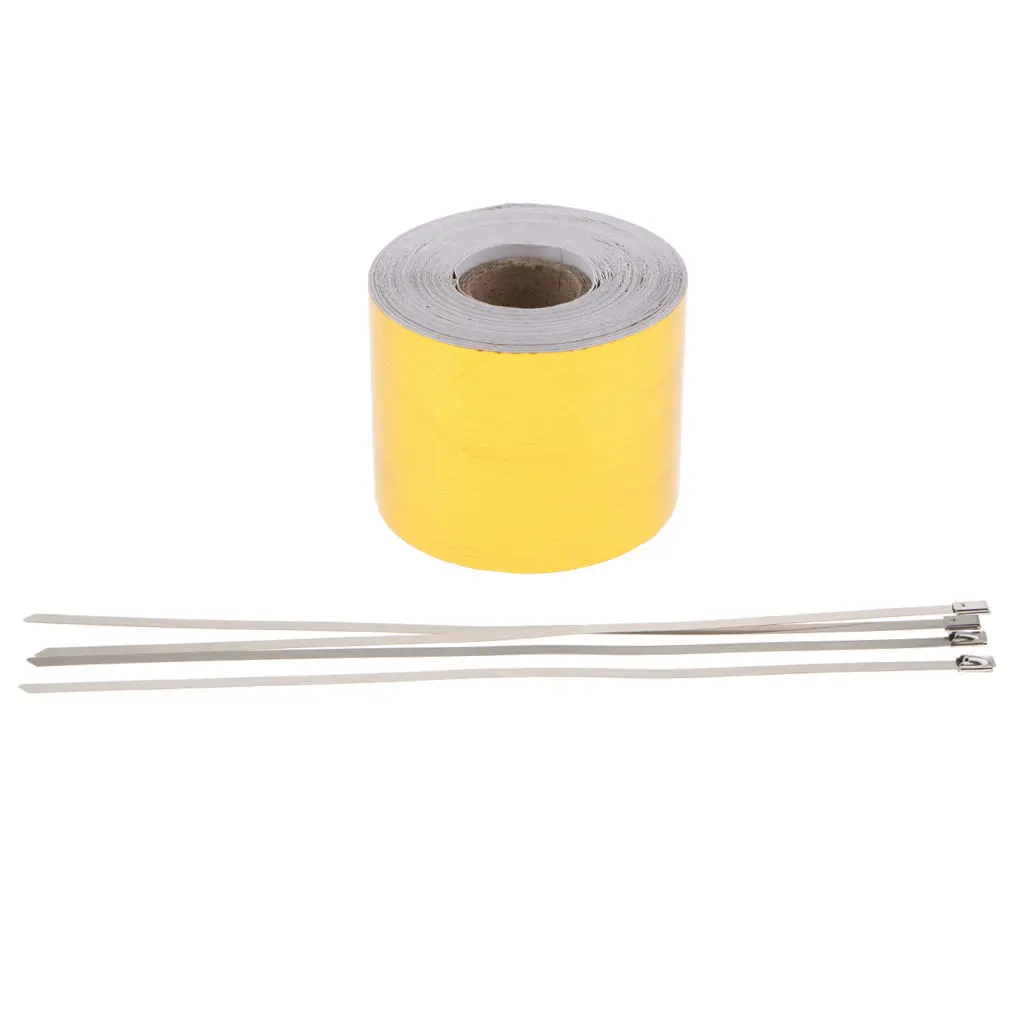  GOLD TAPE 2in.x 30ft. Roll HIGH TEMPERATURE REFLECTIVE Wrap