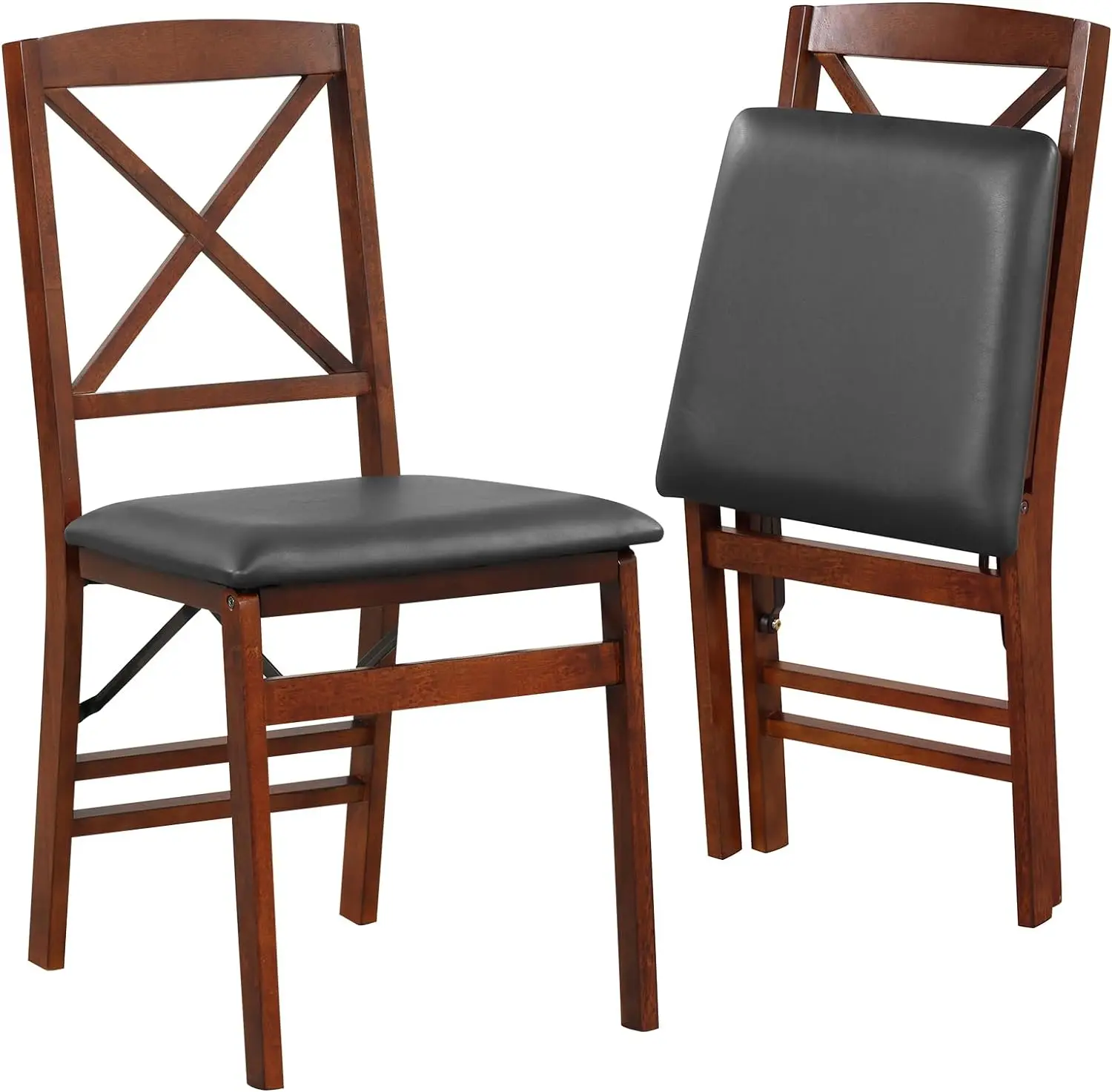 Folding Dining Chairs Set of 2 1