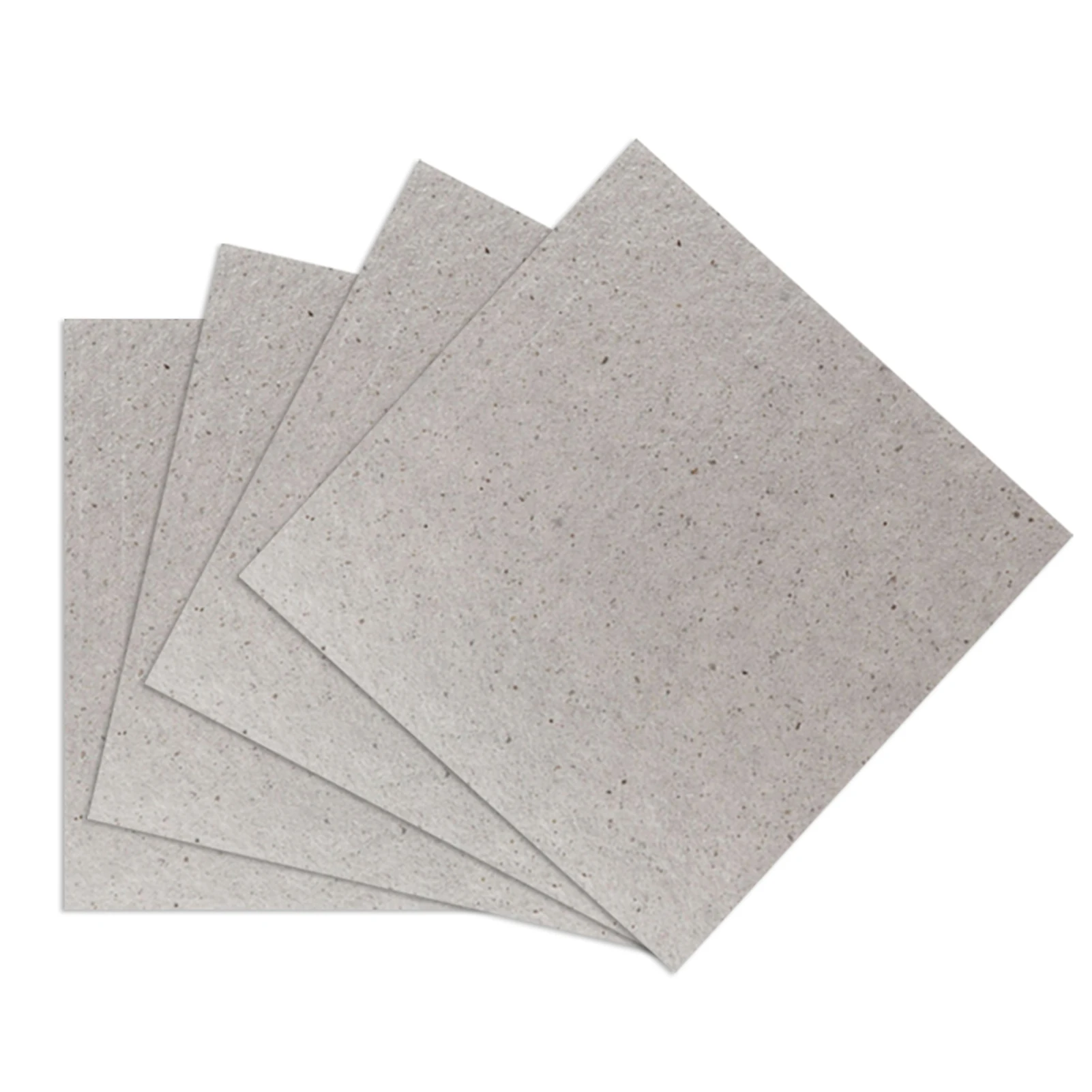 Mica Plate Microwave Insulation Mica Plate High Temperature Resistant Conductor 13x13 Cm Cuttable 4pcs/set