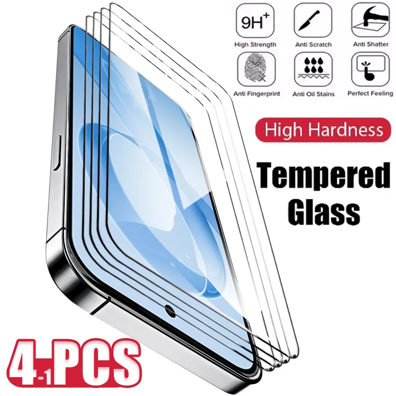 Premium Full Cover Tempered Glass Screen Protector (1-4 Pack)