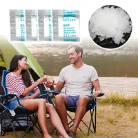 100PCS Portable Urine Coagulant Urine Absorbent Powder For Outdoor Camping Traveling Vehicle Supplies Liquid Waste Gelling TooL 2