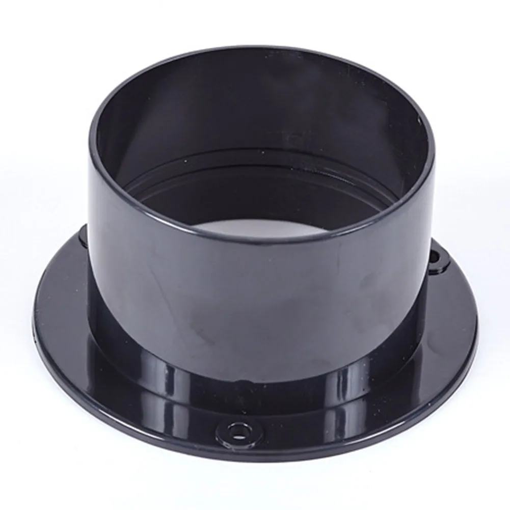 

Flange Connection Straight Pipe Exhaust Pipe Connector 75mm Black Corrosion Resistance Round Shape Wall-mounted