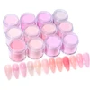 10g/Box Acrylic Powder for Crystal Nail Extension Builder Nude Pink Carving Engraving Dipping Polymer Dust Nail Acrylic Powder 1