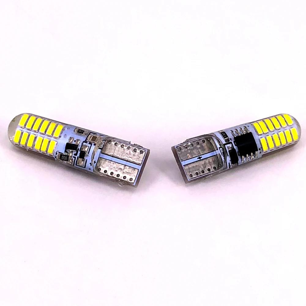 T10 W5W led Ʈκ ÷ Ǹ  Ʈ 50 , 194 168 3014 24LED     12V 2  