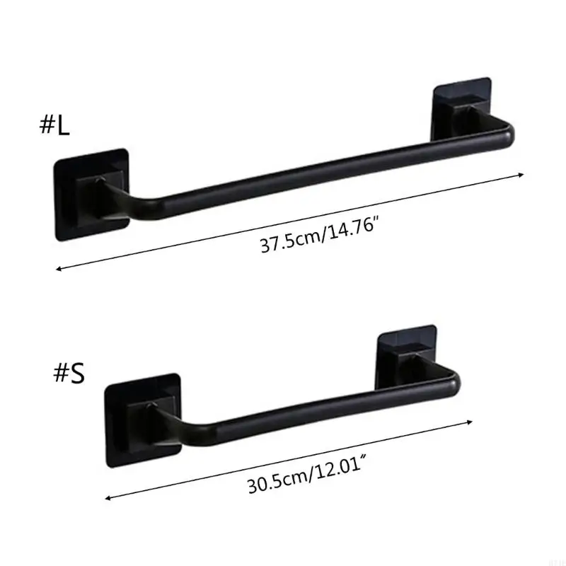 Multifunction Wall Mount Towel Rack Single Bra Adhesive Pot Lid Holder Non-Drilling Kitchen Bathroom Hanging Shelf 203F