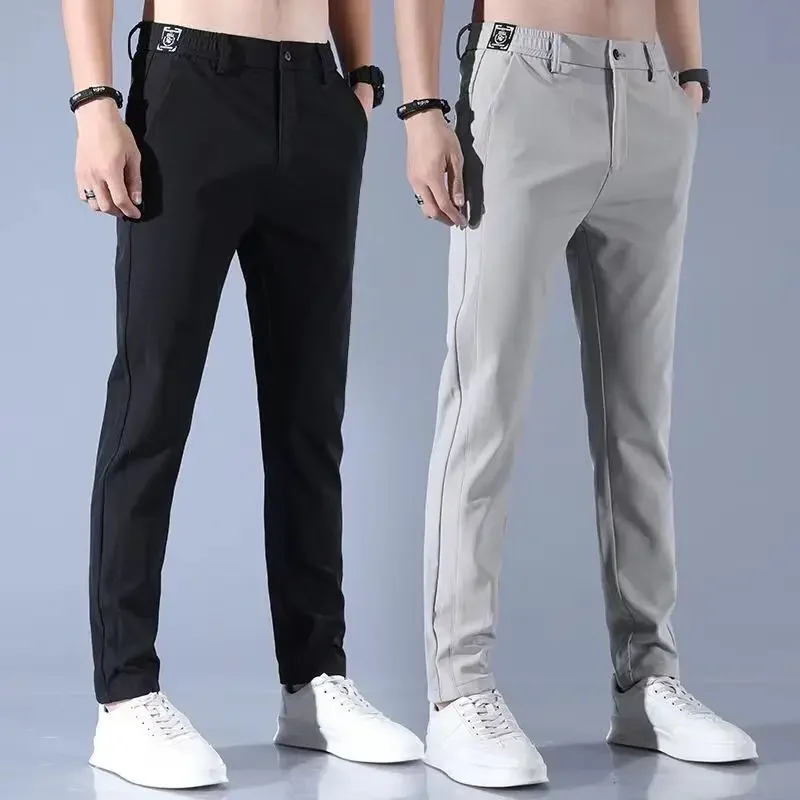2024 Spring Autumn Men's Golf Pants High Quality Elasticity Fashion Casual Breathable J Trousers Men Wear