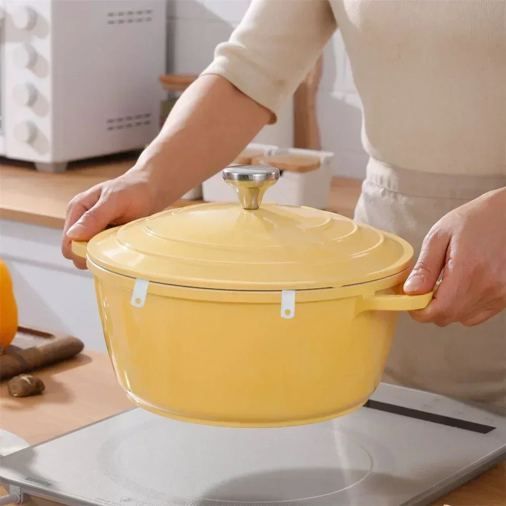 Dutch Oven Lid Plastic Bumpers Protector Clips Stability Stacking Storage Compatibility Ample Quantity