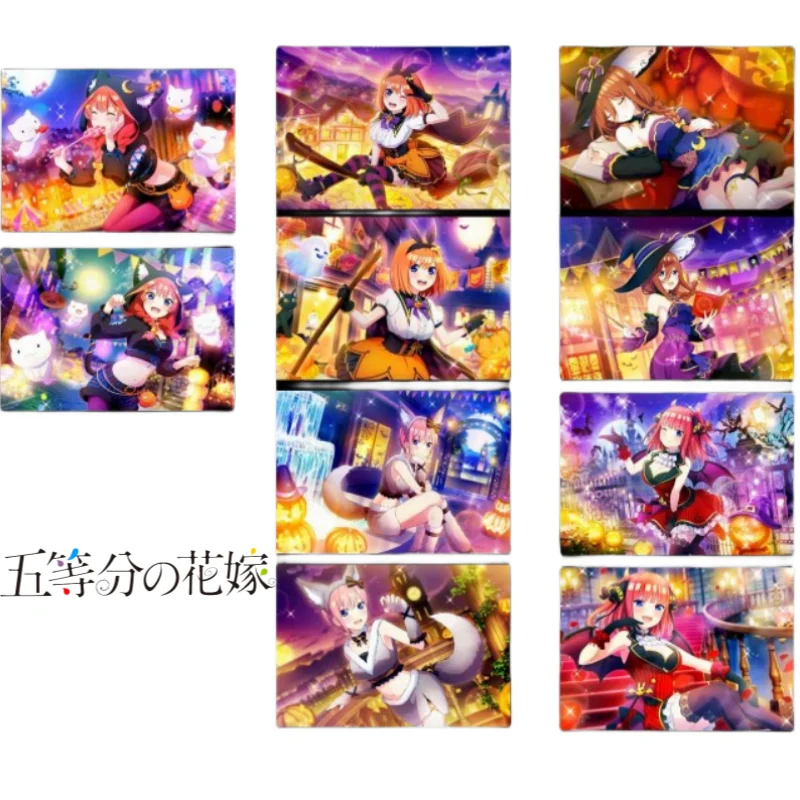 

10Pcs/Set ACG Cards The Quintessential Quintuplets Anime Game Nakano Itsuki Summer Festival Series Collection Cards DIY Toy Gift