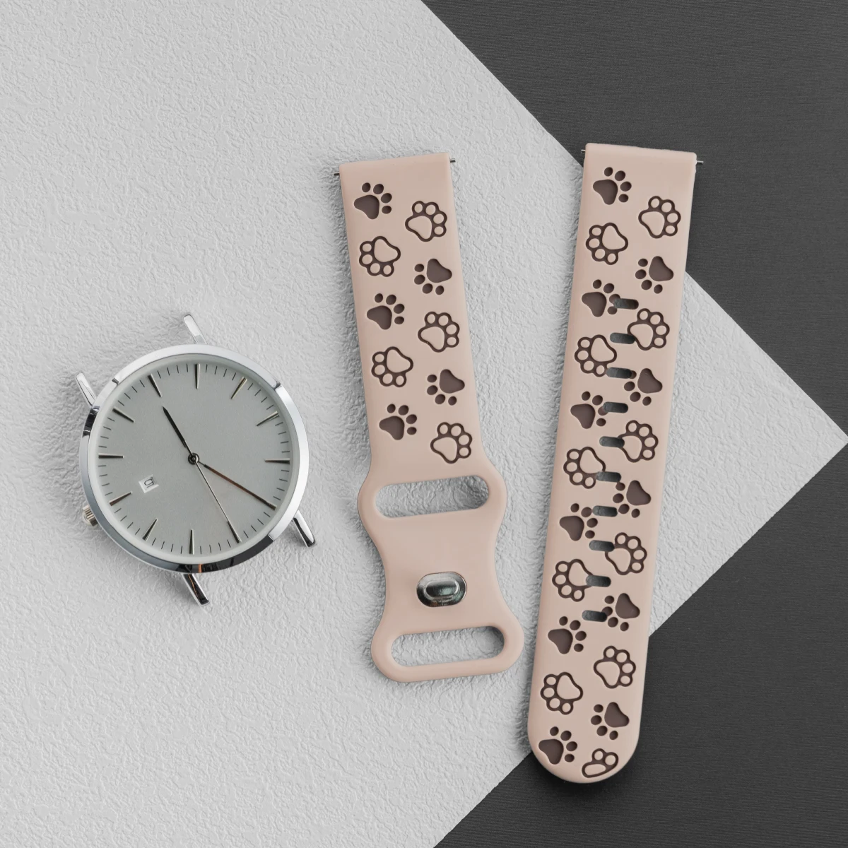 20mm Silicone Wrist Strap for Smartwatches - Durable and Comfortable Wristband