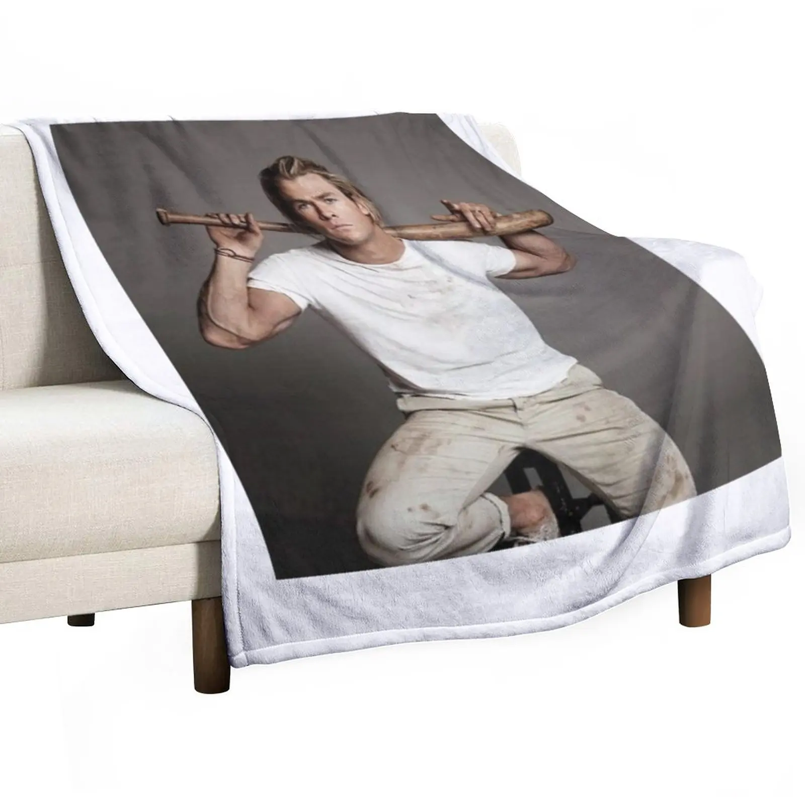 

Chris Hemsworth Throw Blanket Soft Bed Blankets Sofas Blanket Fluffy