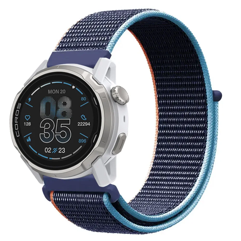 Nylon Loop Strap - Comfortable Sport Bracelet Replacement Band, 20/22mm