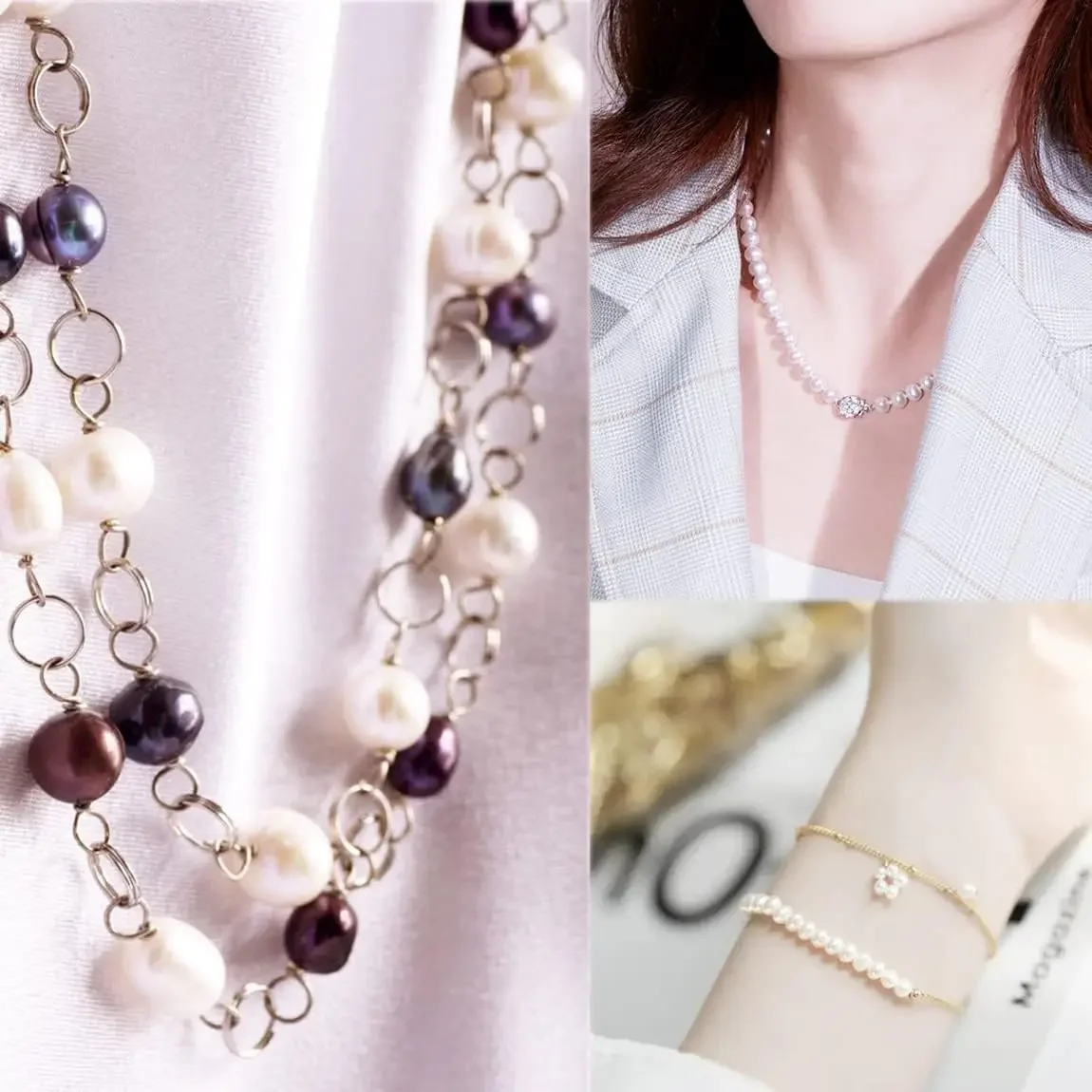 ABS Beads 3 4 6 8 10 12 14 16mm Pearl Beads White Beige Loose Round Beads Craft For Fashion Jewelry Making DIY Craft Garment