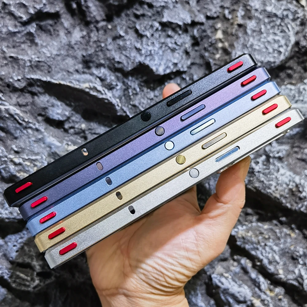 Sleek Aluminium Alloy Bumper with Acrylic Back Cover - Premium Phone Protector Case