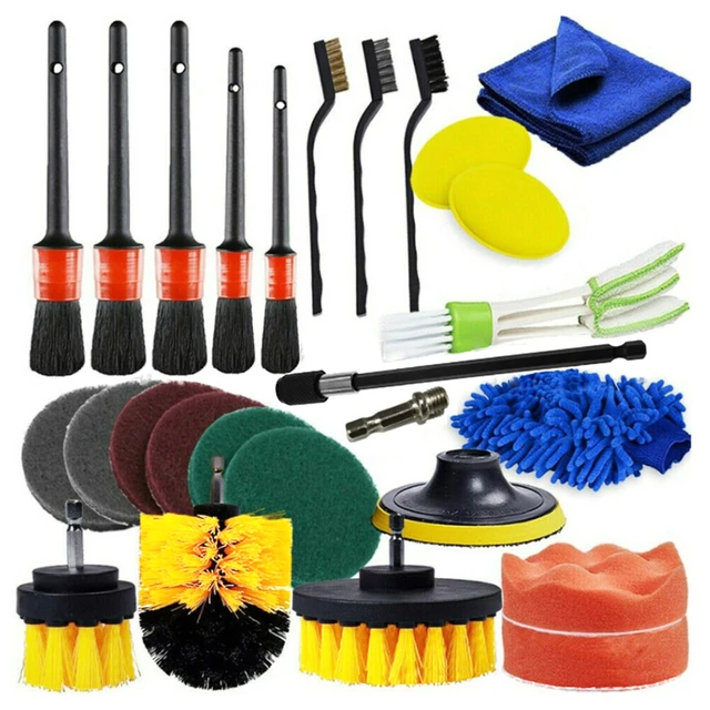 Interior Car Cleaning Kit Professional Vehicle Cleaning Kit Car Wash Kit  Car Accessories And Detail Supplies Tools For Cars - AliExpress