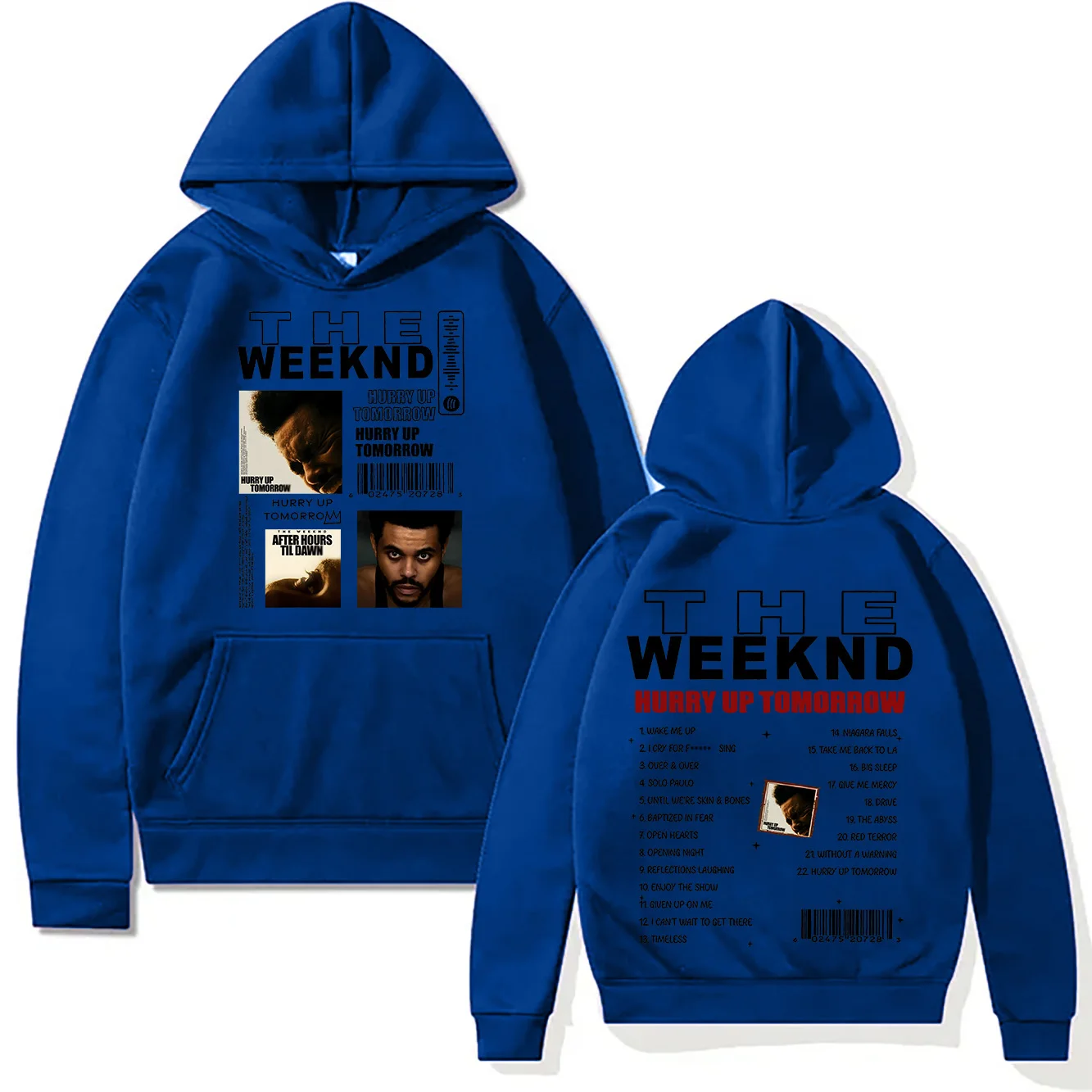 TheWeeknd New Print Hoodies He Weeknd Album Hurry Up Tomorrow