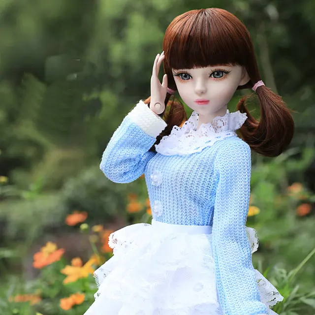 Handmade BJD Doll 1/3 Full Set 60cm Fashion Beautiful Girl Ball-Jointed Collectible Dolls Like Real Joint Doll Gift For Girl Toy 3