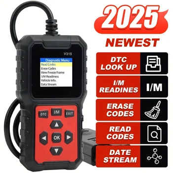 Scanner Diagnostico per Auto [V315]-Lettore di Codici di Errore in 10 Secondi, Compatibile con il 99% dei Veicoli (OBD2/EOBD), Adatto per Uso Fai-da-Te e Meccanici Professionisti