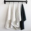 1Pc 40x60cm Plaid Striped Tea Towel Cotton Dinner Placemat Kitchen Dish Cloth Absorbent Table Napkin 1