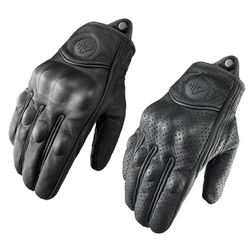 Adult Leather Motorcycle Gloves 1