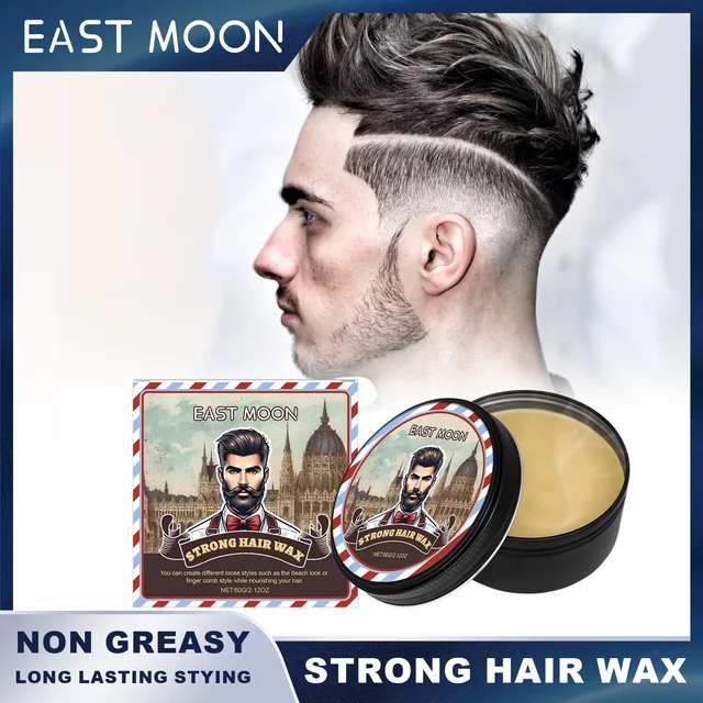 שעווה חזקה לשיער East Moon, עמידה לאורך זמן, לא משאירה שומן, רכה ומחליקה את הקצוות, כלי למספרות ולטיפוח השיער 1