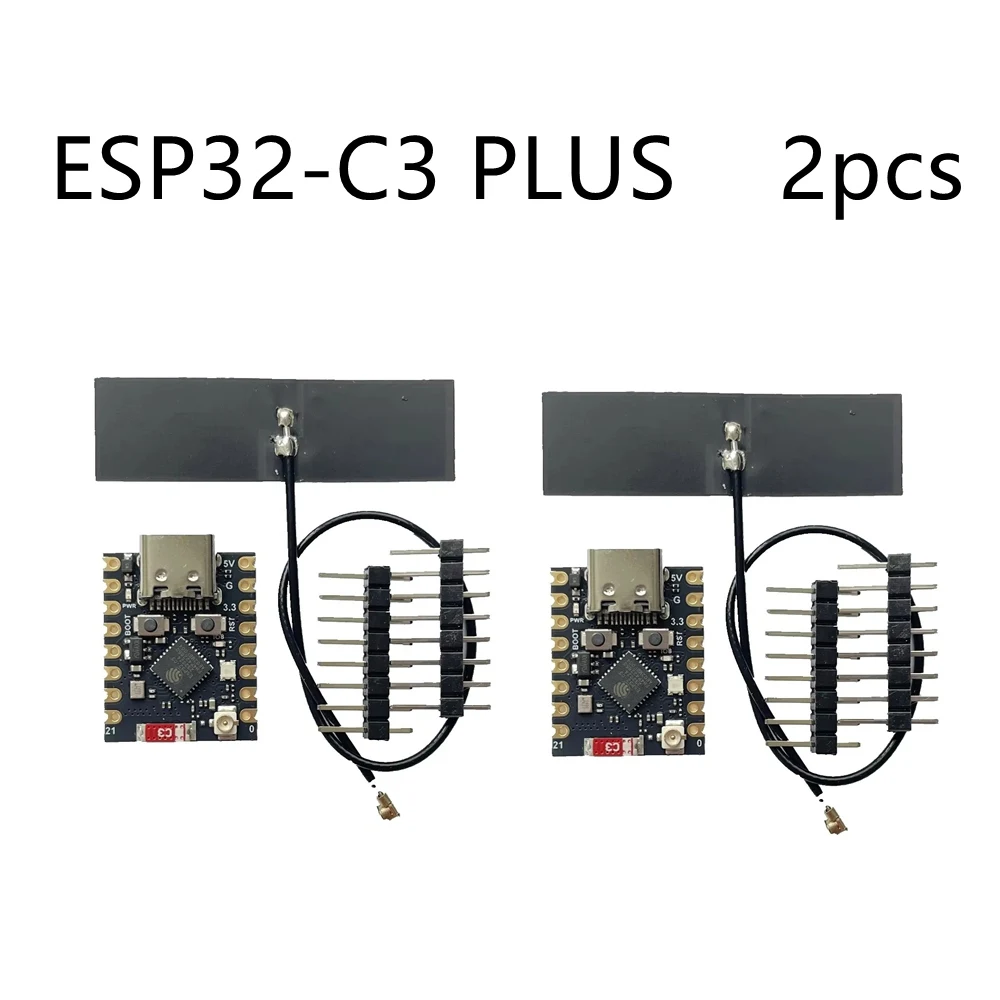 ตัวเลือกสินค้า บอร์ดพัฒนา ESP32-C3 SuperMini Plus RGB LED Antenna WiFi รุ่นสีแดง
