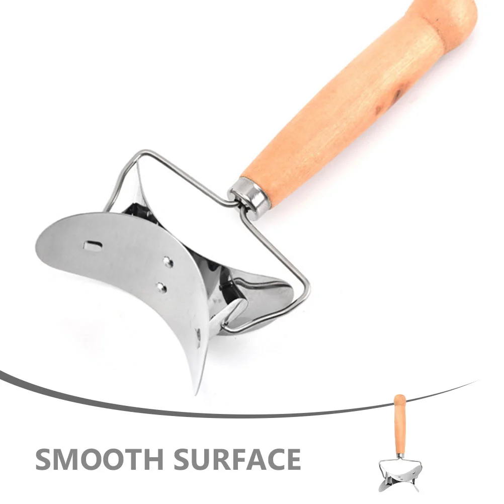 Wood Handle Dumpling Skin Kitchen Pastry Tool Baking Molds Roller Pie Maker Ravioli Press Home Supplies Dining Bar