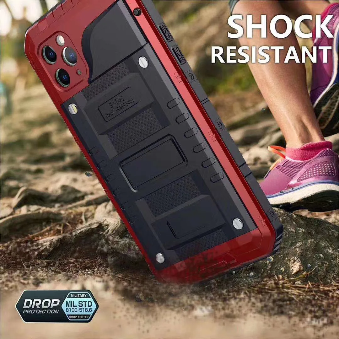 Ultimate Heavy Duty Metal Armor Protection Case | IP68 Waterproof & Shockproof Cover