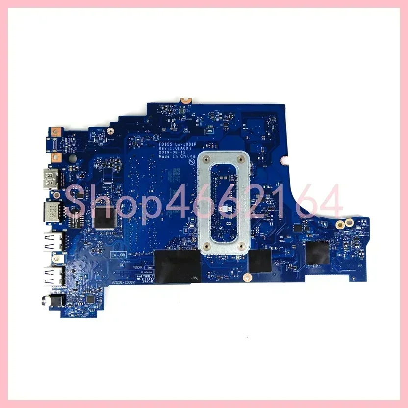 LA-J081P With i5 i7-10th Gen CPU Mainboard For Dell Vostro 3401