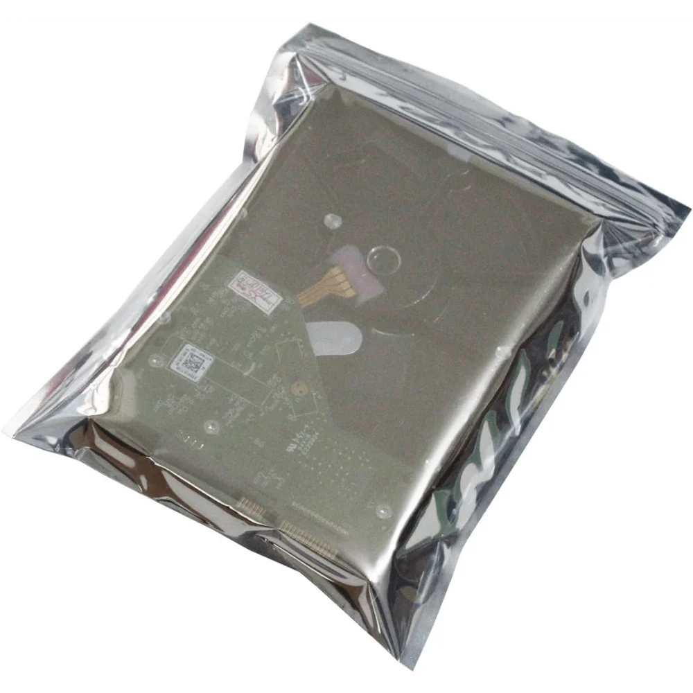 60-Pack Anti-static PET Resealable Bags - Reusable Storage Bags for Electronics, Jewelry, and Gift Packaging - 5