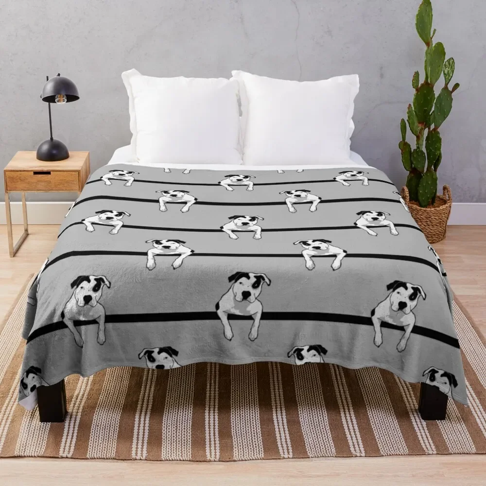 

Тонкое одеяло для дивана питбулл T-Bone Graphic
