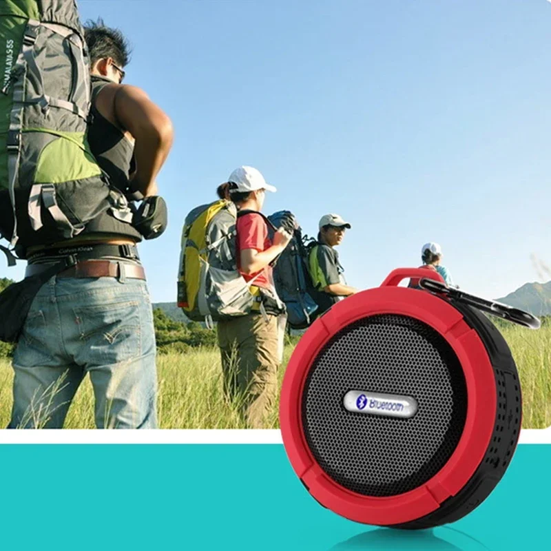 C6 Portable Bluetooth Speaker Wireless Waterproof Shower Speakers for Phone Bluetooth Soundbar Hand Free Car Speaker Loudspeaker 3