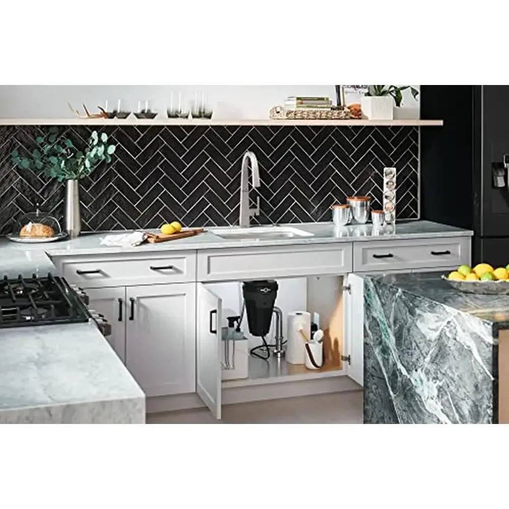 1 HP Chef Series Lighted Garbage Disposal Powerful 2,800 RPM Motor Easy Installation Integrated Lighting & Sound Reduction