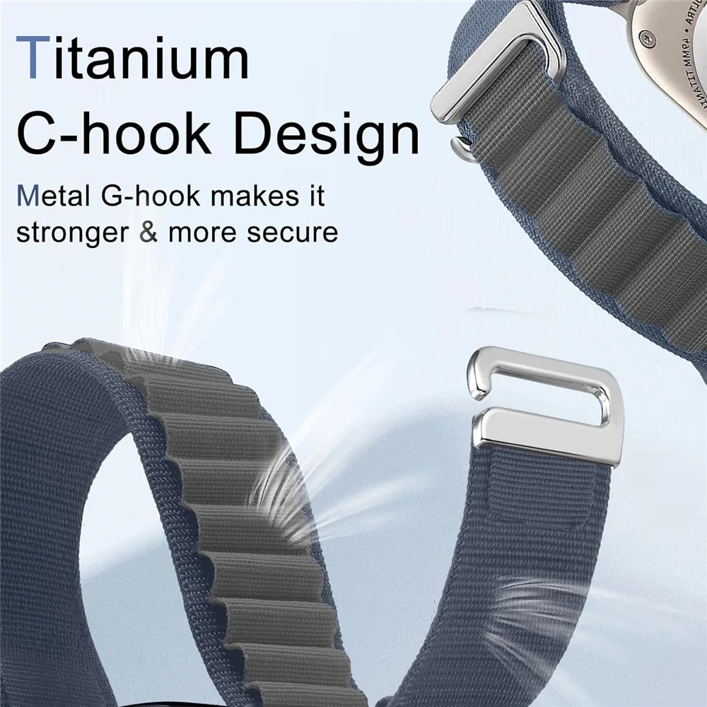 Alpine Loop Nylon Strap - Premium Adjustable Watch Band